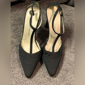 Vintage Charles Jourdan Paris sz 6.5, 4 inch heels.